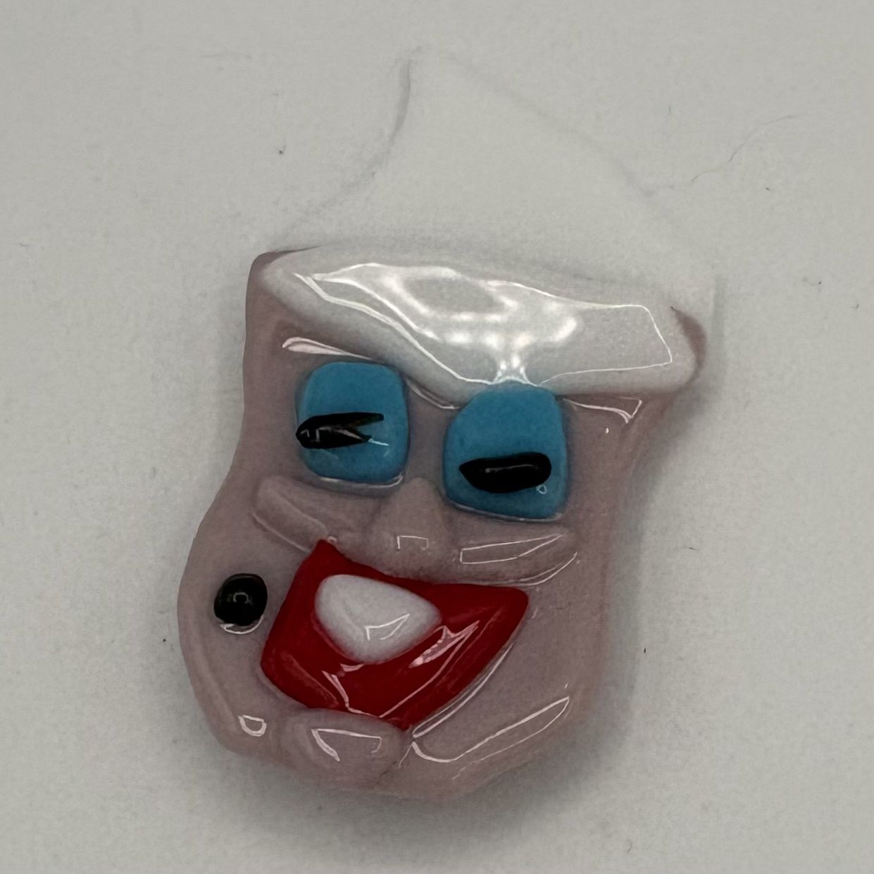 Mary Phifer, Fused Glass Magnet, Purple Sea Witch