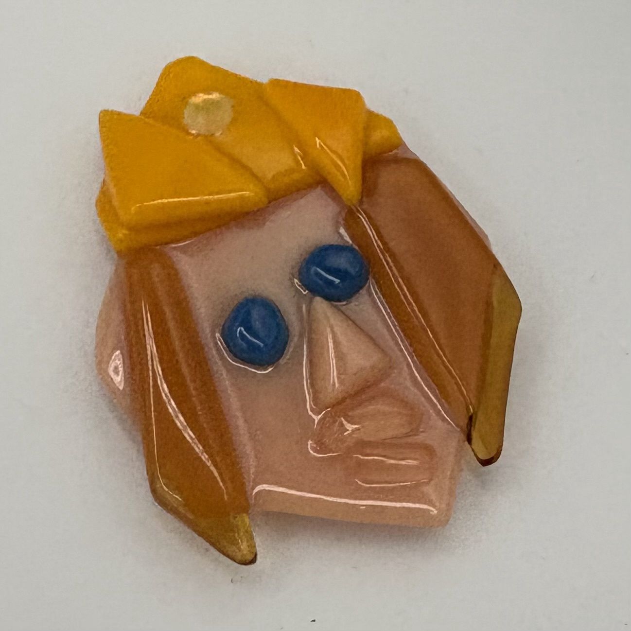 Mary Phifer, Fused Glass Magnet, Blonde Princess
