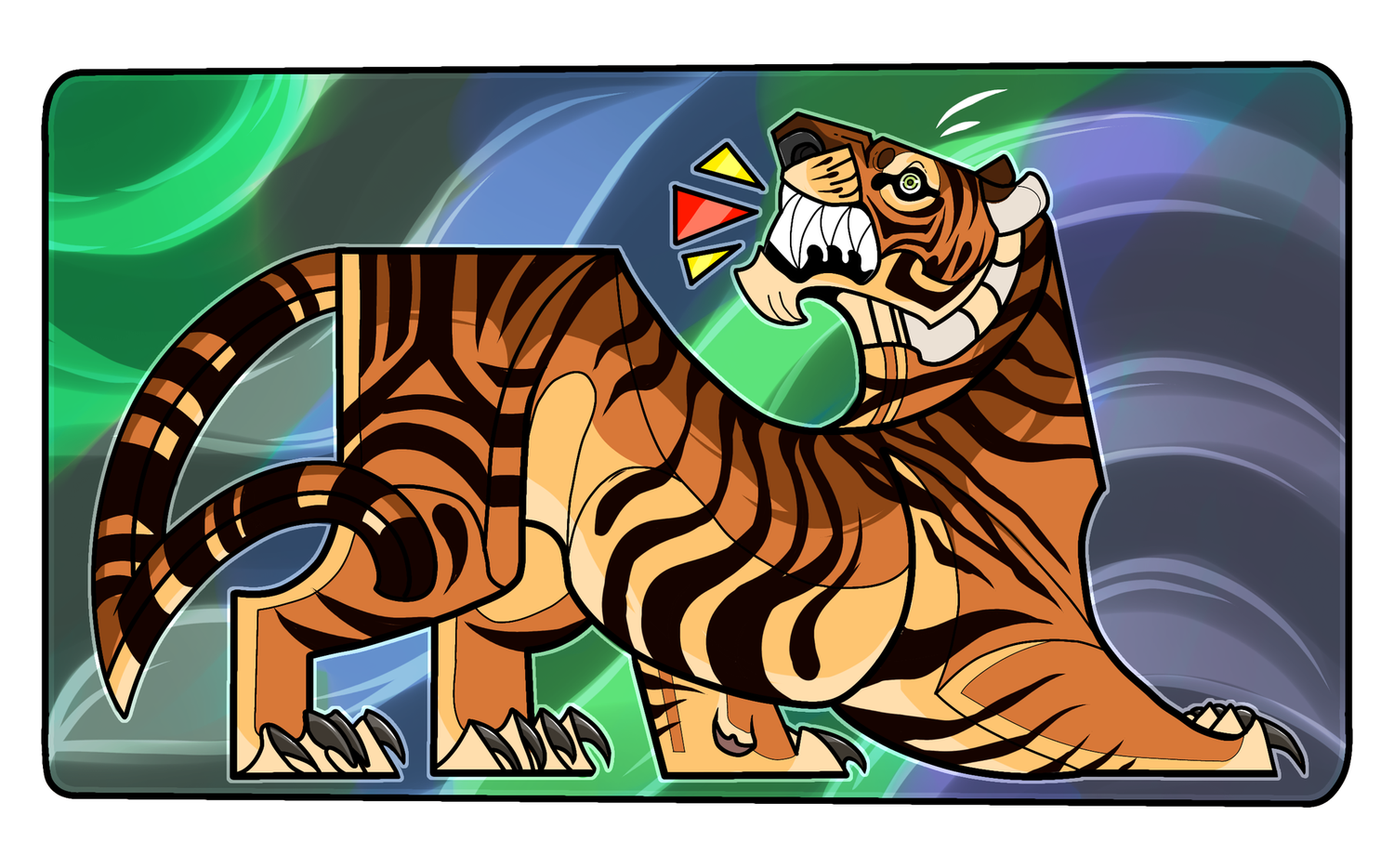 Abagayl Callahan, Funky Tiger, Custom Print