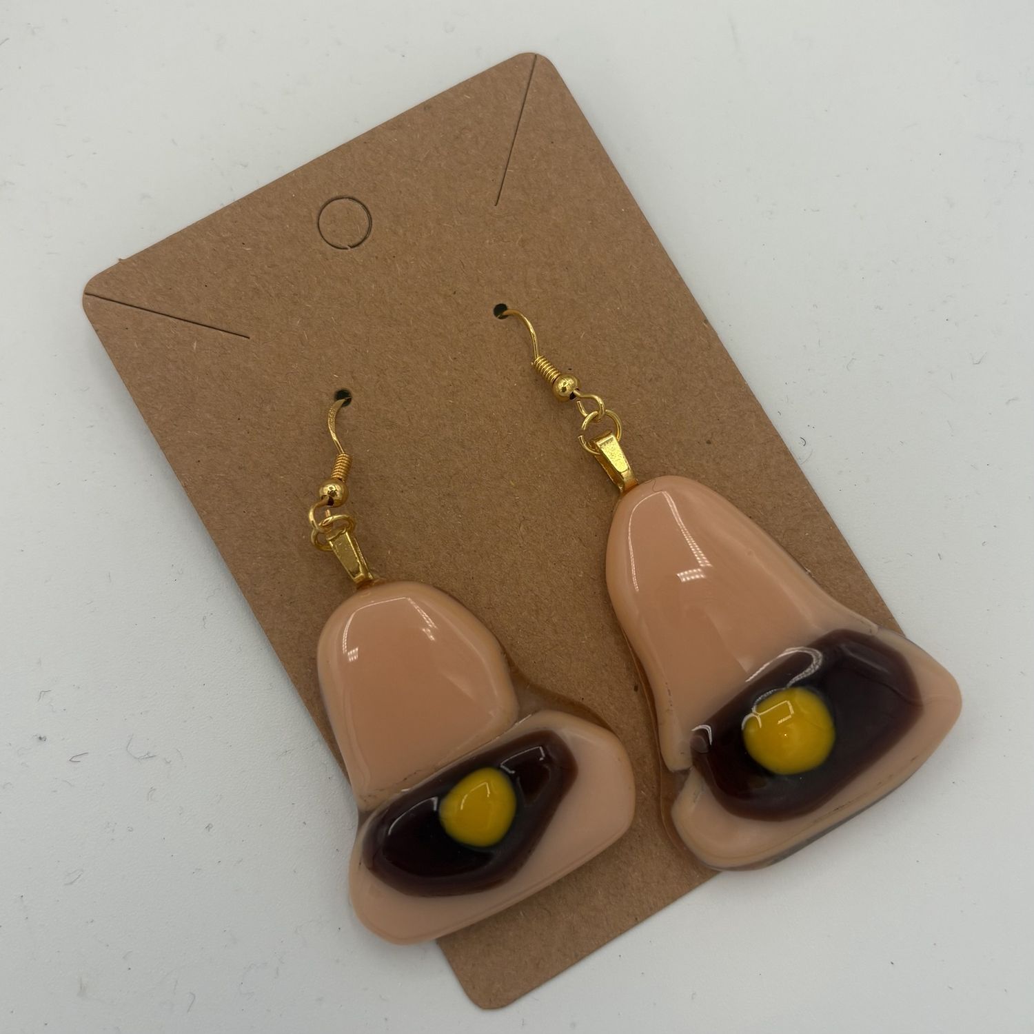Nathan Strother, Fused Glass Earrings, Ham