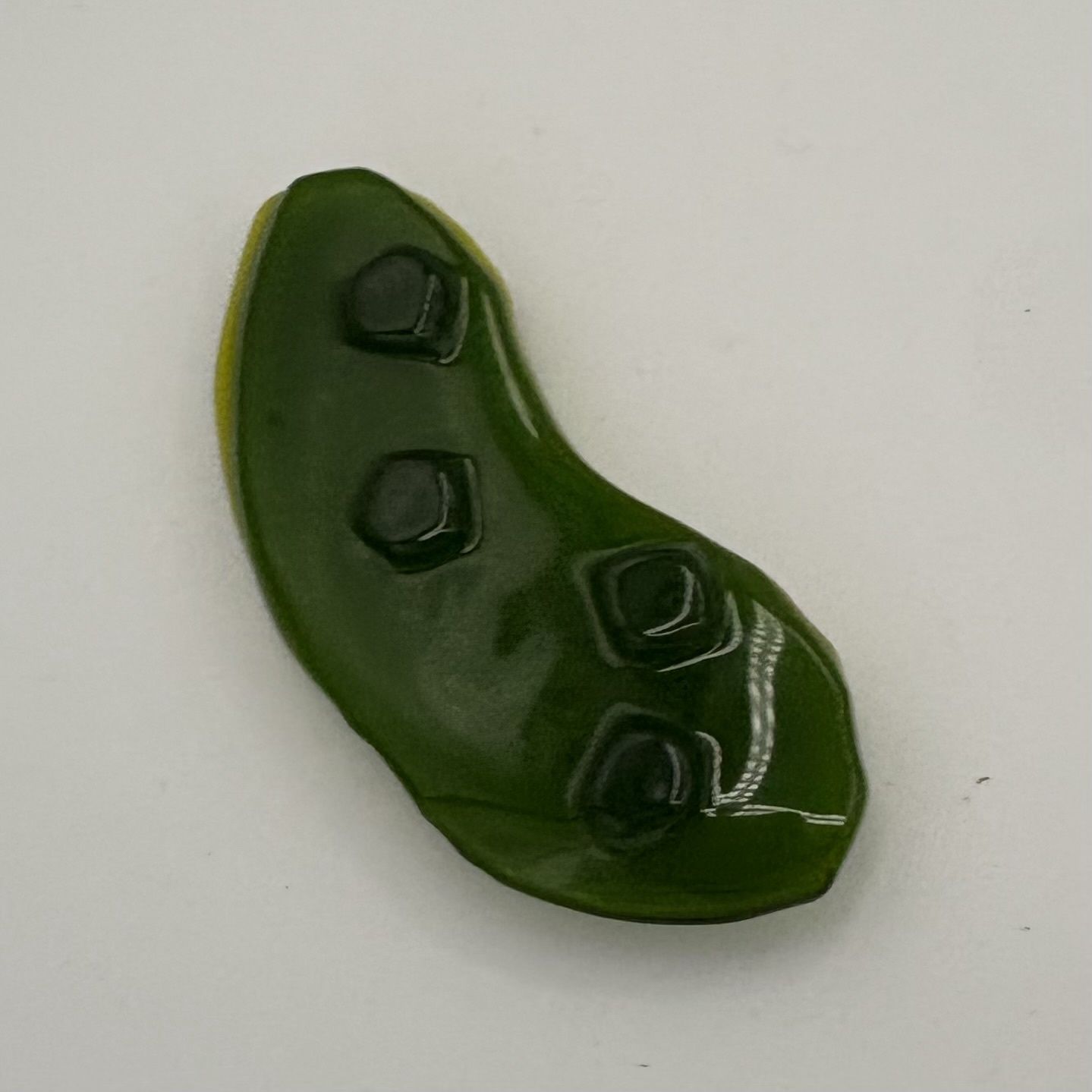 Tammy McCammon, Fused Glass Magnet, Pickle