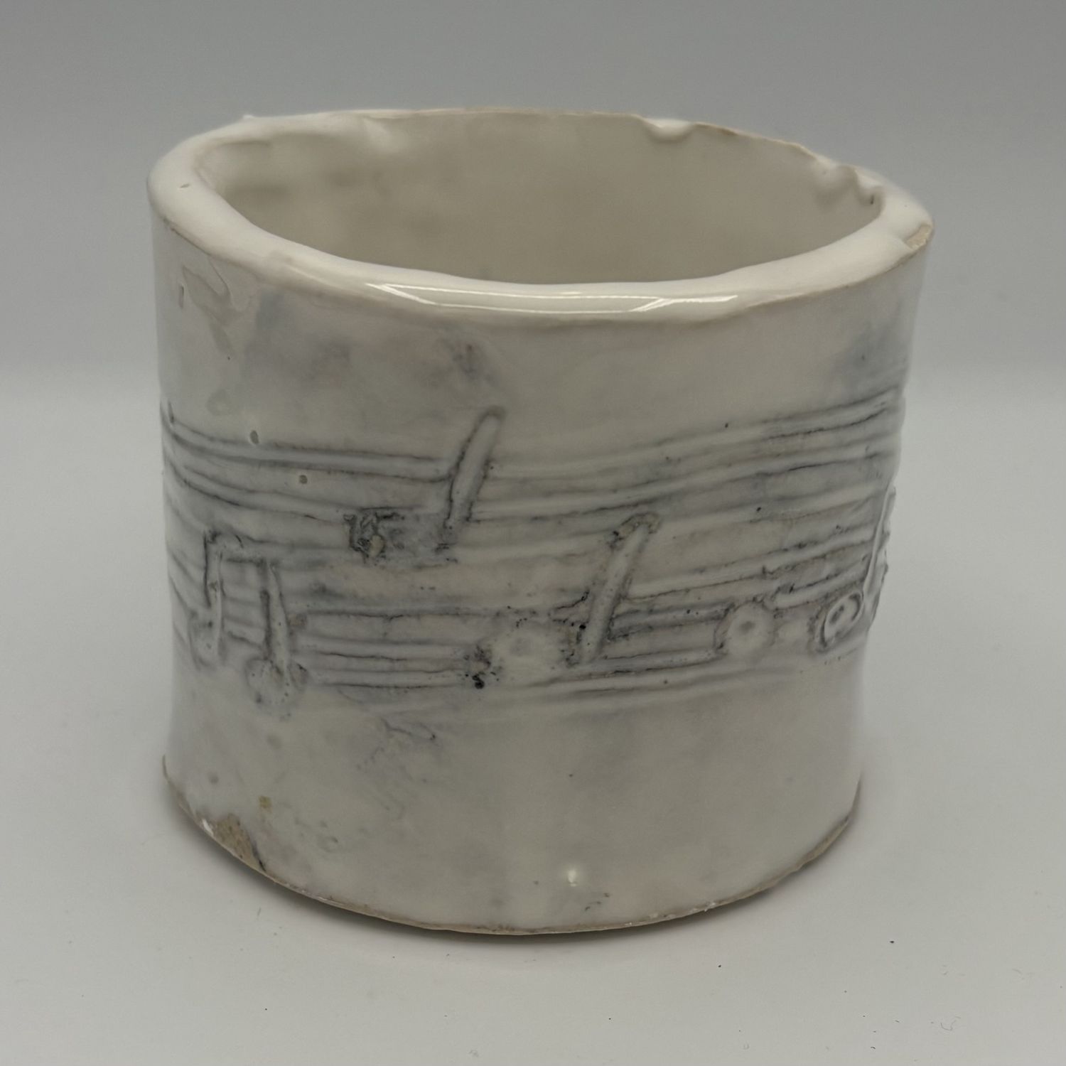 Mike Meehan, Ceramic Container, Music Notes