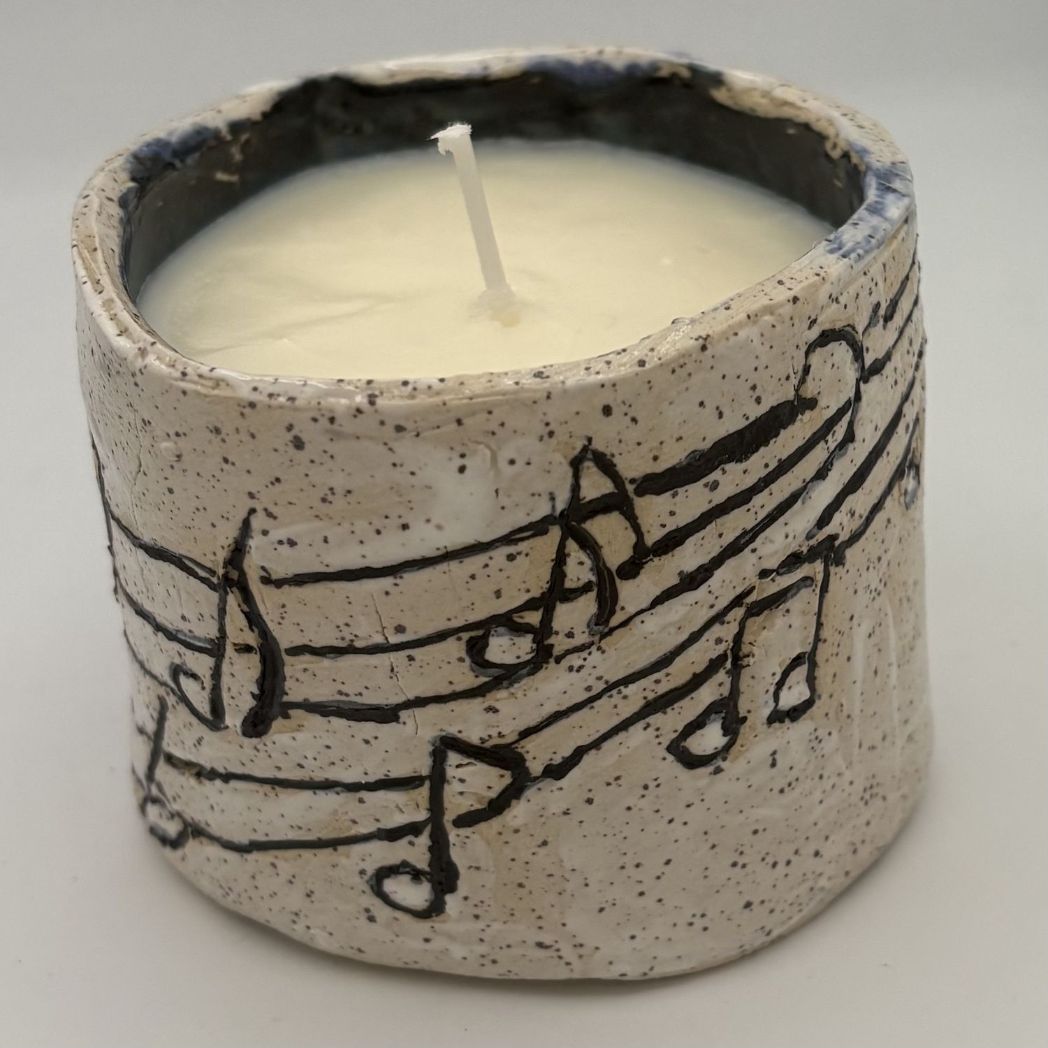 Tammy McCammon, Ceramic Candle, Music Notes