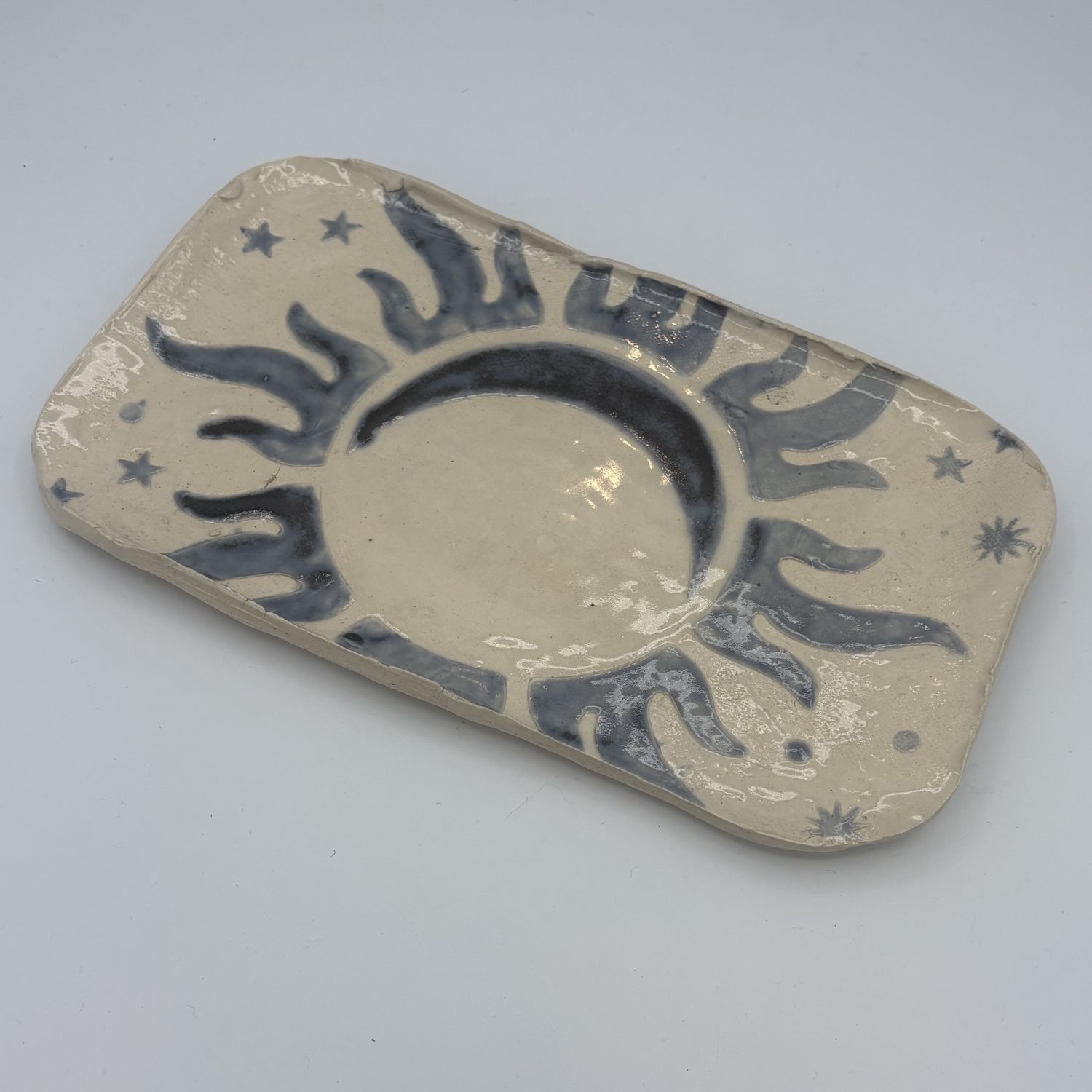 Tammy McCammon, Ceramic Dish, Lunar Symbol