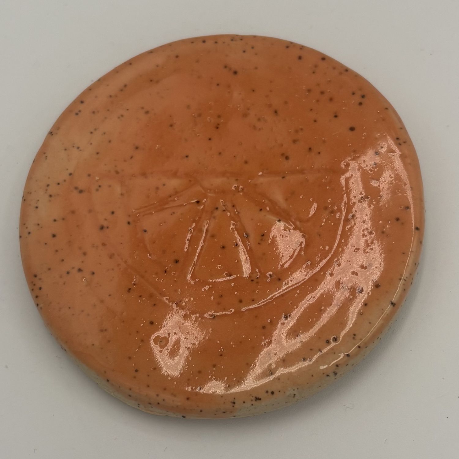 Steve Gall, Ceramic Coaster, Speckled Citrus Coaster 2