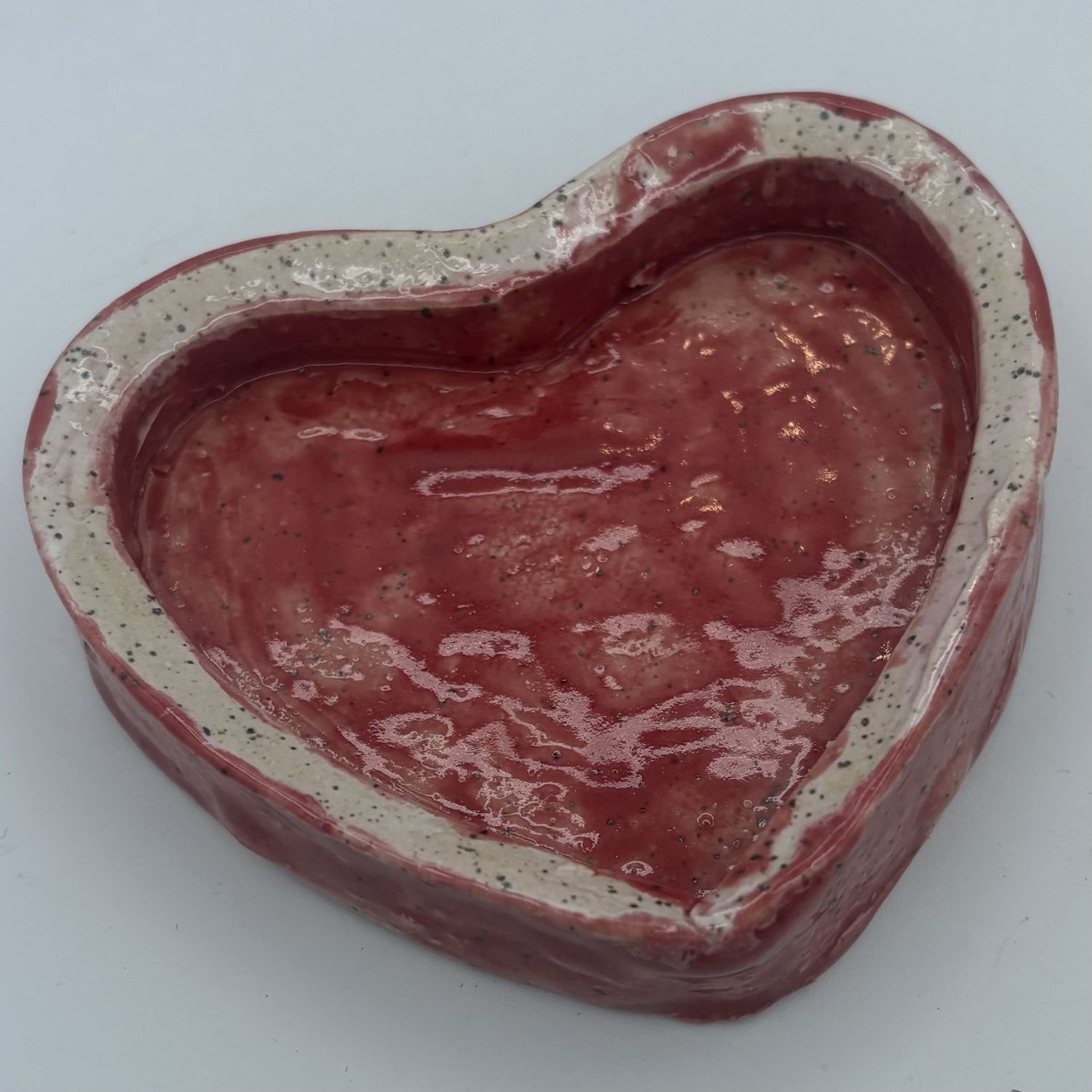 Melissa Powell, Ceramic Dish, Small Red Heart