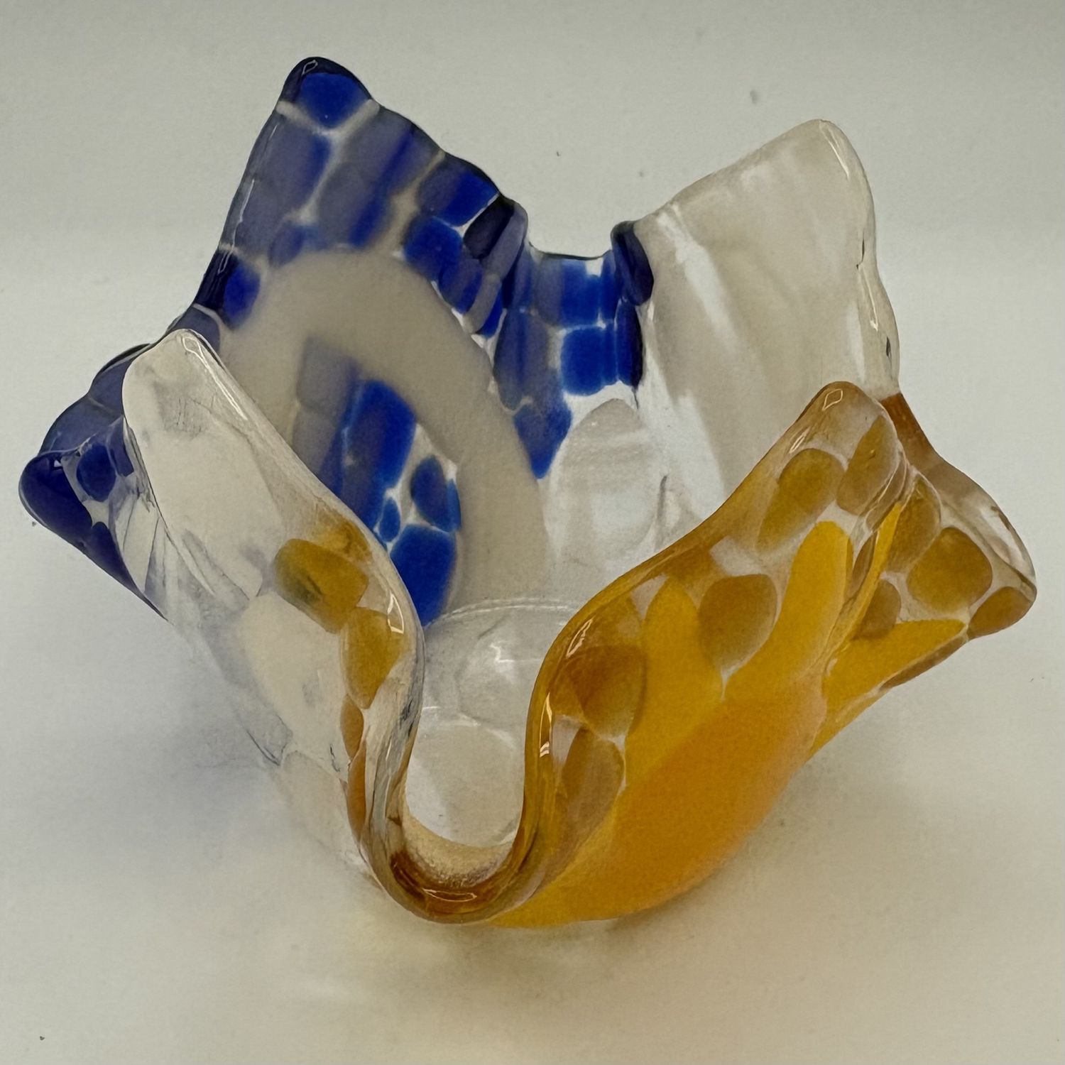 Andrea Walker, Fused Glass Drape, Celestial Design