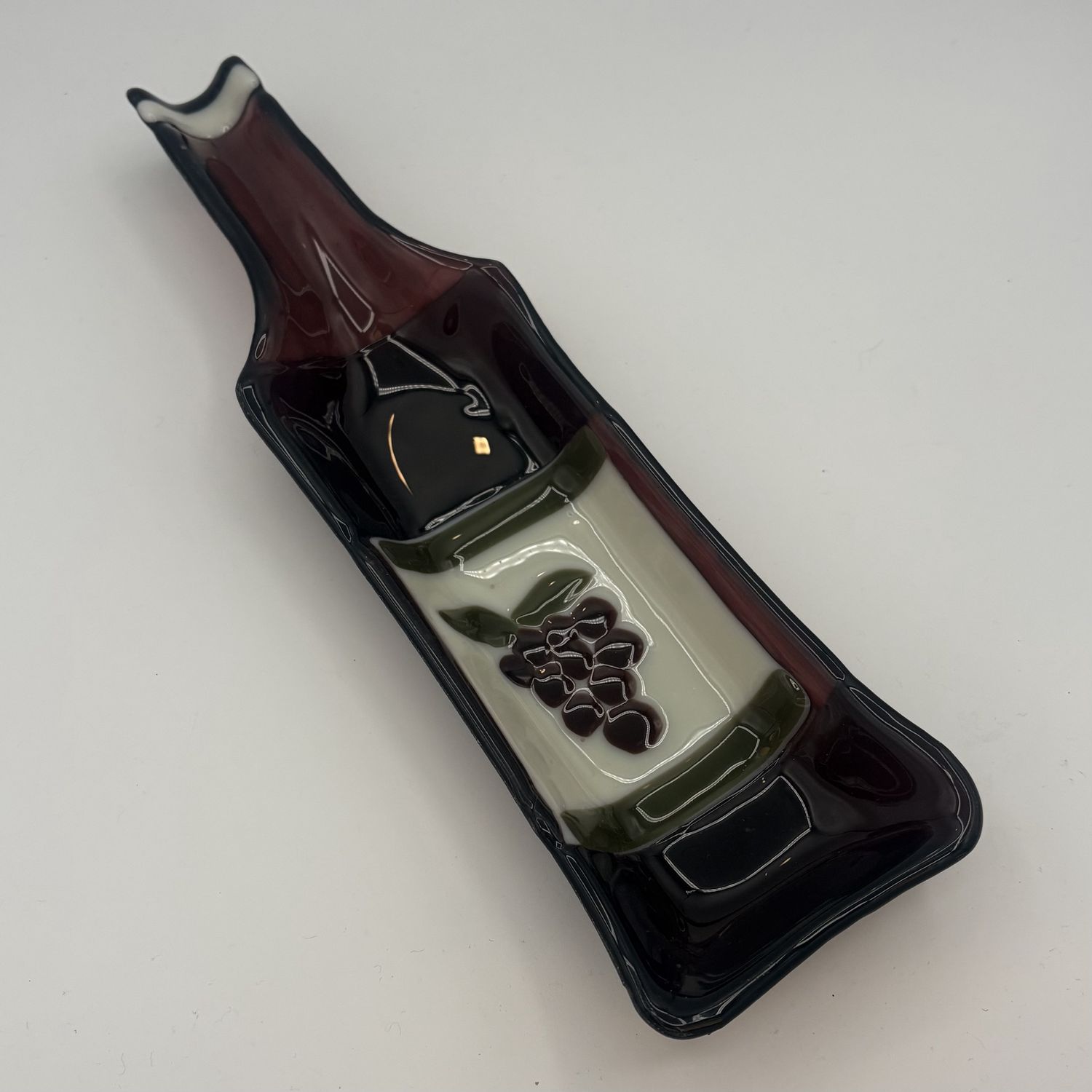 Duane Sparks, Glass Dish, Wine Bottle