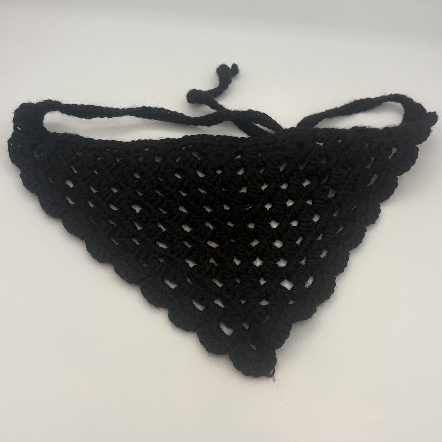 Kathleen Honeycutt, Crochet Bandana, Black Design