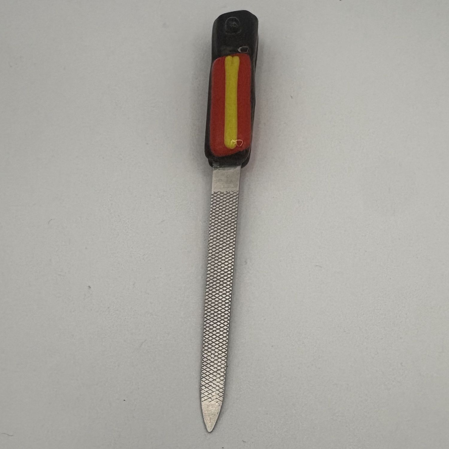 Alaina Weeks, Nail File, Black and Neon Design