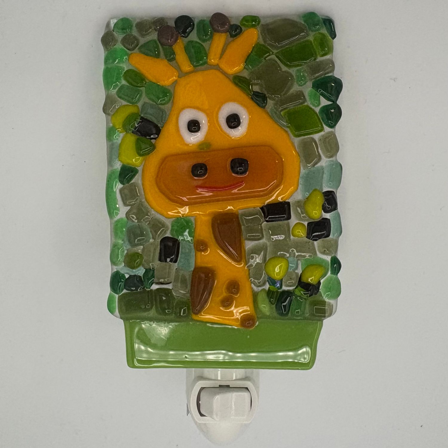 Jessica Bays, Fused Glass Nightlight, Giraffe