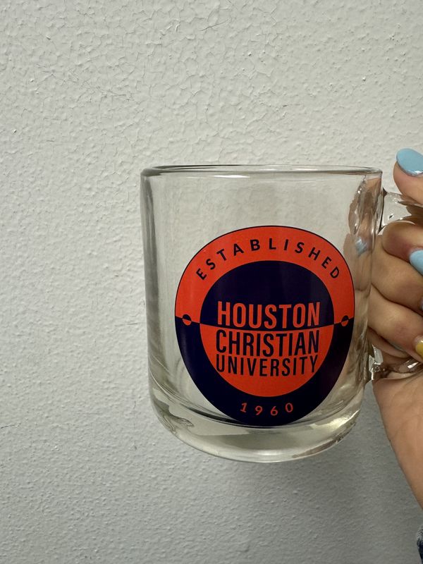 MUG GLASS NORDIC EST 1960 HOUSTON CHRISTIAN UNIVERSITY