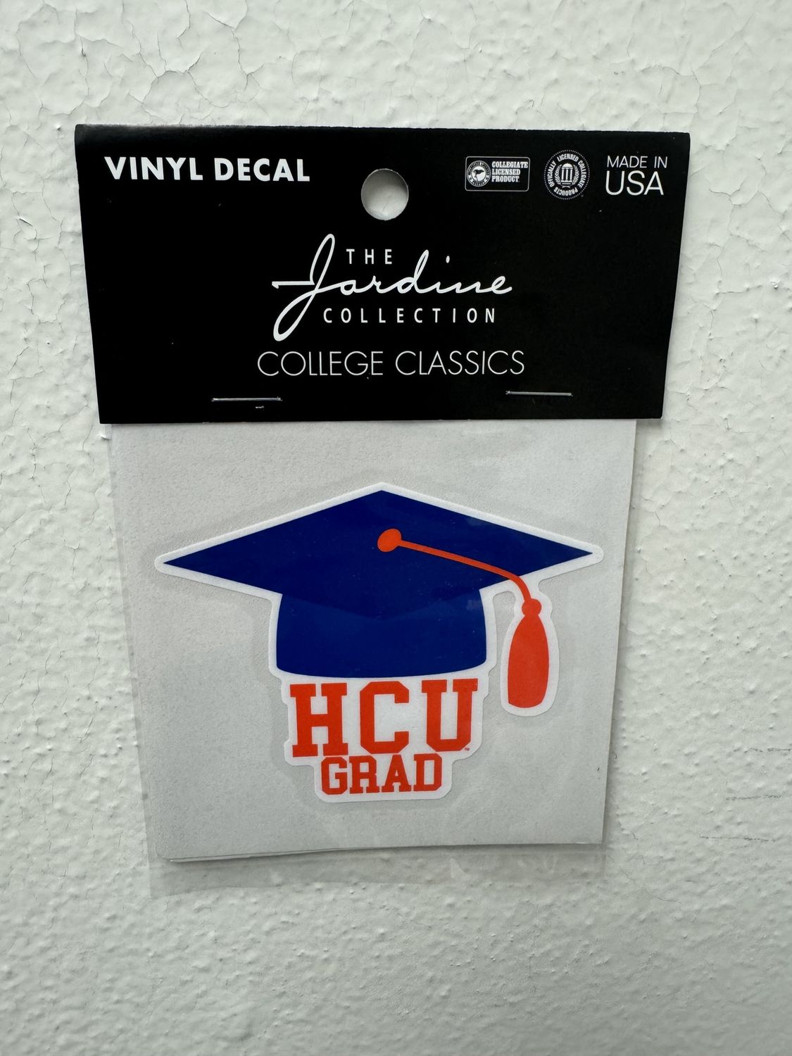 HCU GRAD VINYL DECALS 3.5&quot;