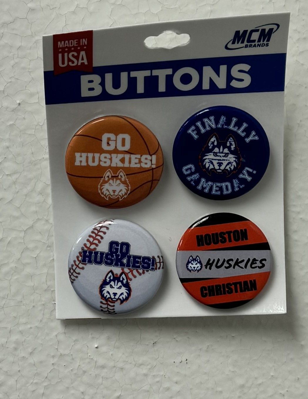 1 1/4&quot; HCU BUTTON 4- PACK