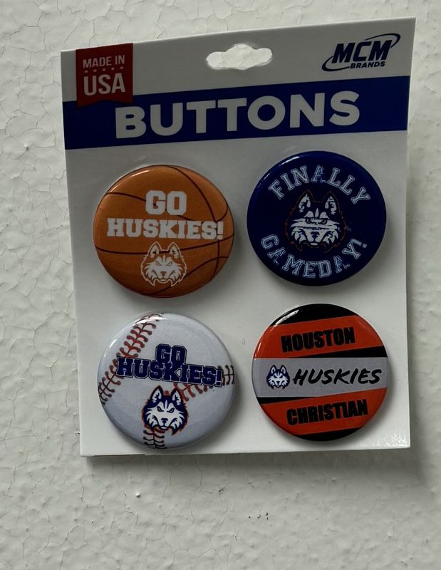 1 1/4&quot; HCU BUTTON 4- PACK