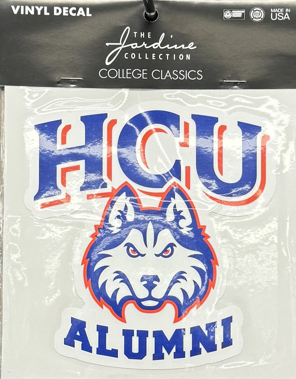 ALUMNI HCU VINYL DECALS 6&quot;