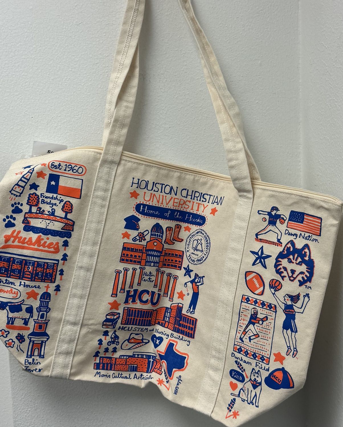 NATURAL CANVAS BAG HCU COLLAGE