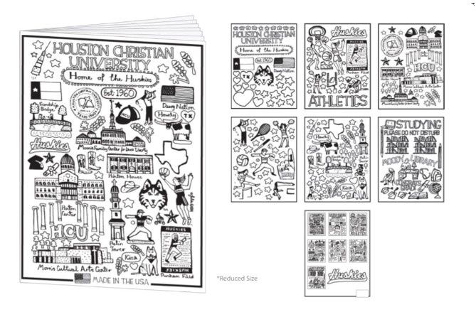 HCU COLLAGE COLORING BOOK
