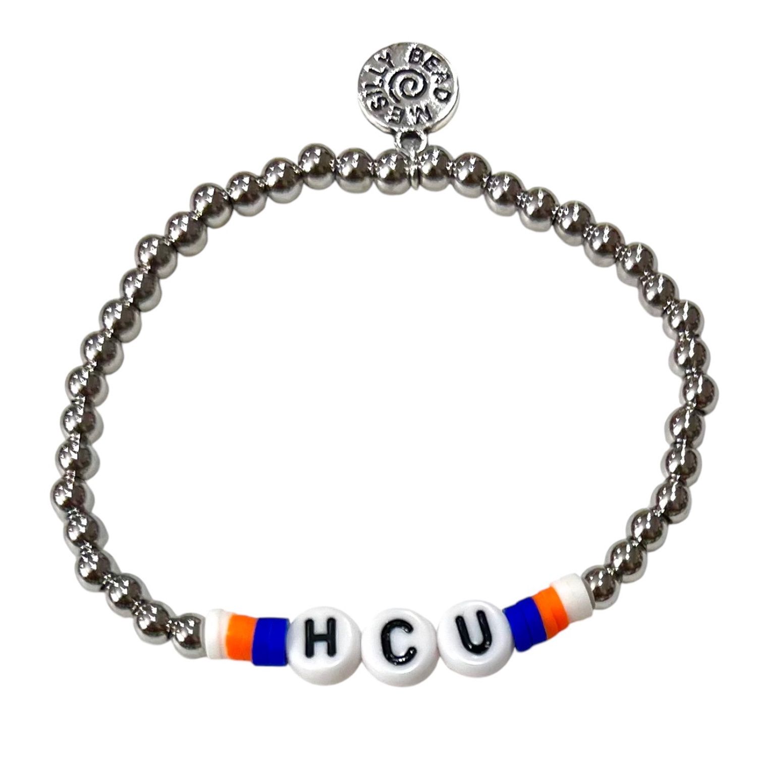 HCU STAINLESS STEEL BRACELET- SILVER
