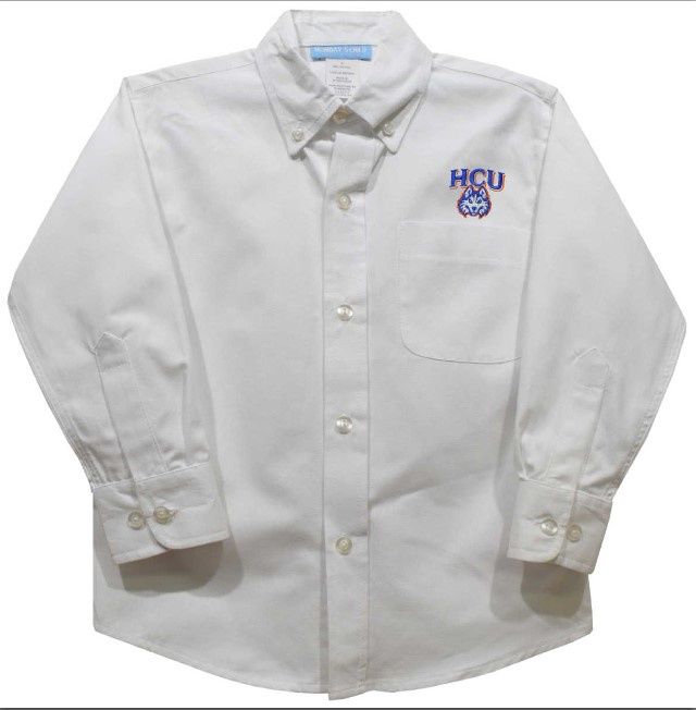 HCU EMBROIDERED BUTTON  DOWN