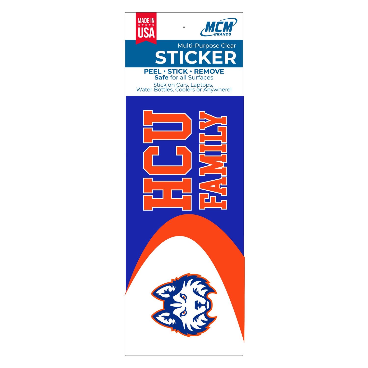 STICKER POLY MULTI-PURPOSE HCU FAMILY MCM GROUP