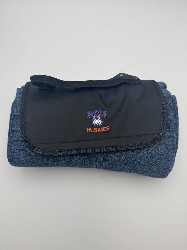 HCU HEATHERED FOLD UP BLANKET