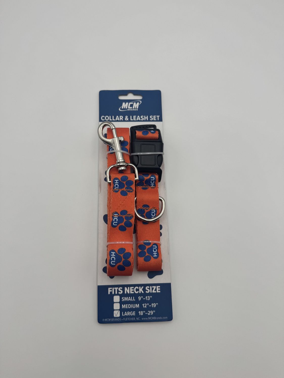 HCU PET COLLAR LEASH SET