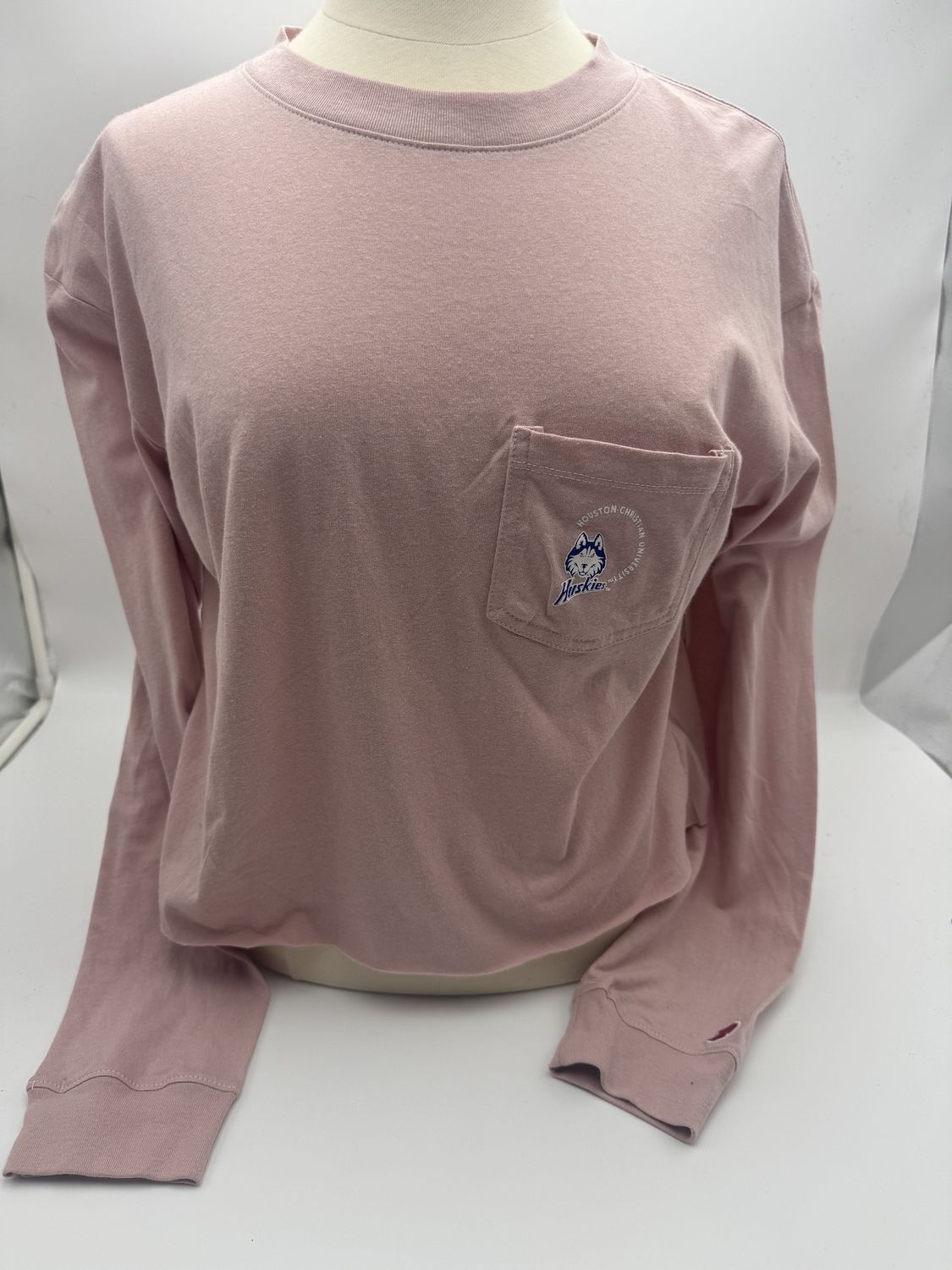 HUSKIES HCU CROPPED LONG SLEEVE TEE