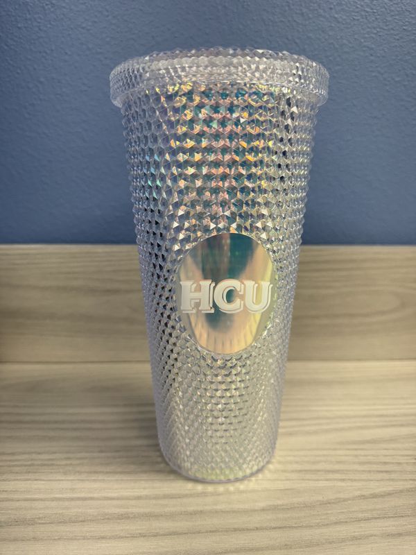 HCU IRIDESCENT STUDDED TUMBLER