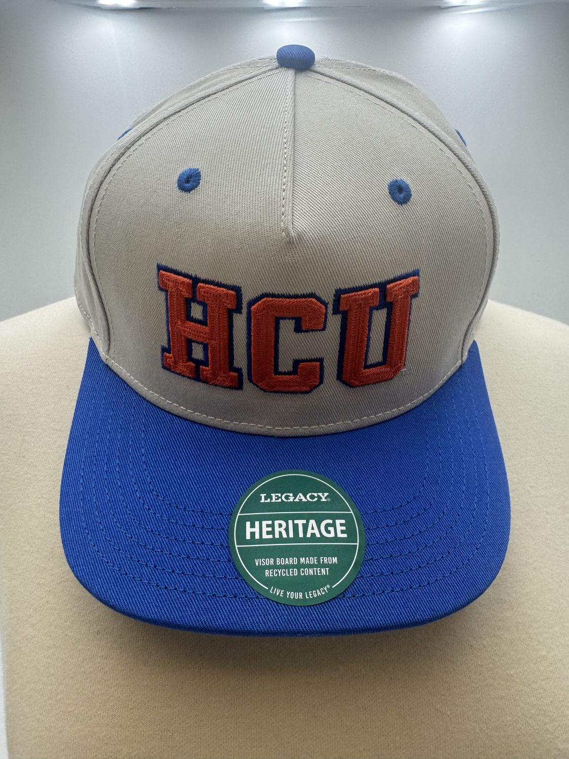 HCU ORANGE/BLUE BALL CAP