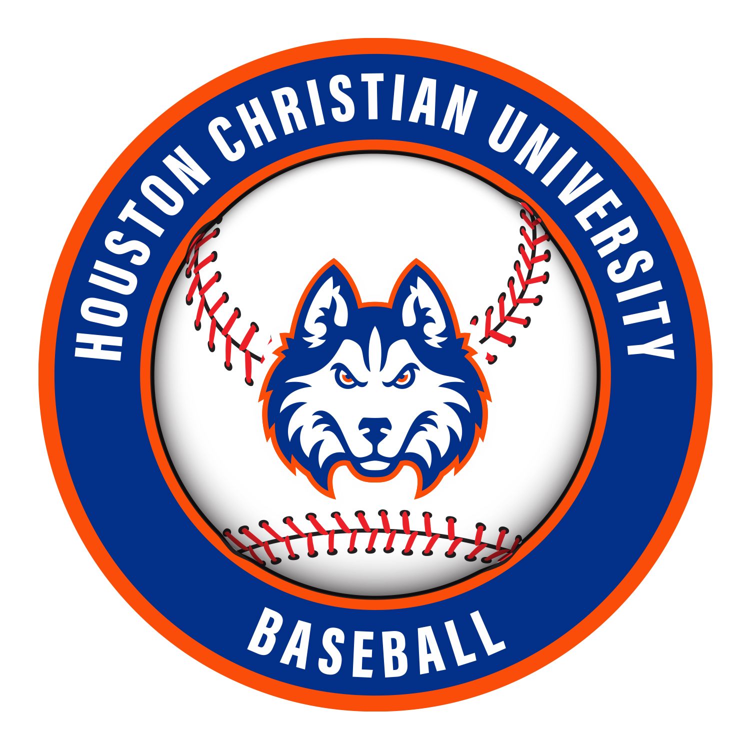 HCU BASEBALL MAGNET