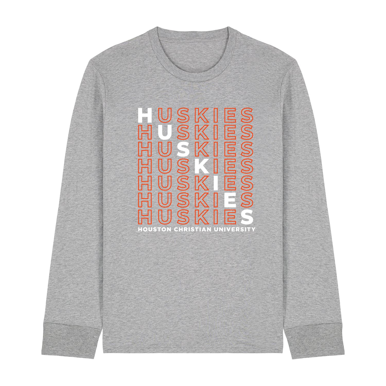 USCAPE STACKED HUSKIES REPEAT, Color: HEATHER GREY, Size: S