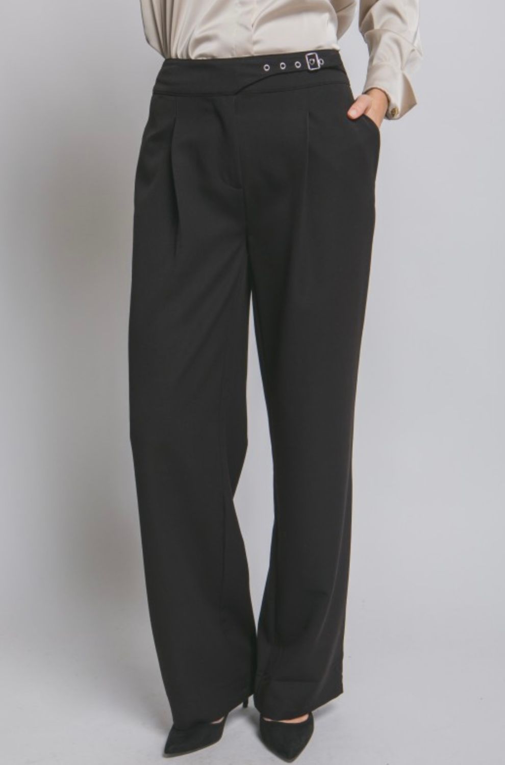 Side Buckle Trouser