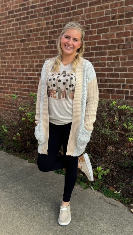 Color Block Open Cardigan