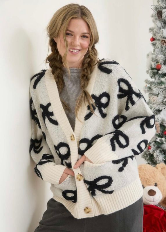 Bow Cardigan
