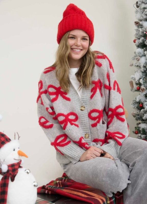 Bow Cardigan