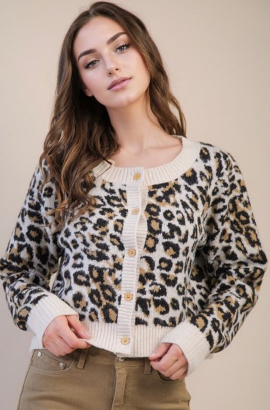Leopard Cardigan