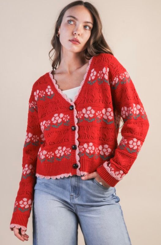 Floral Cardigan