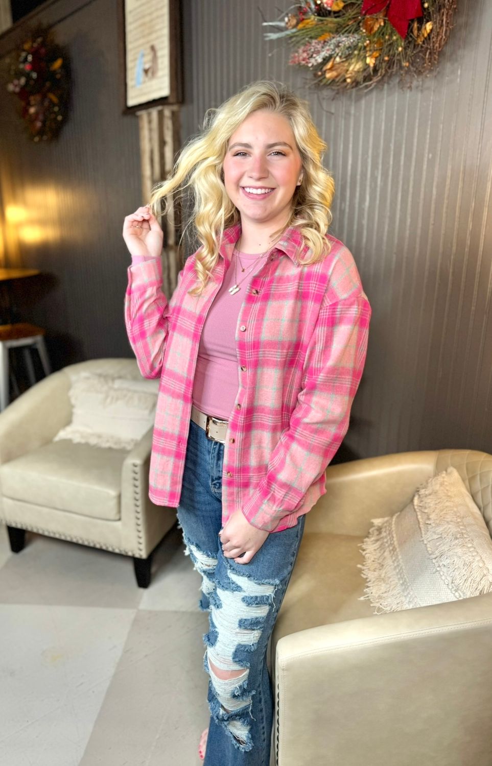 Pink Plaid