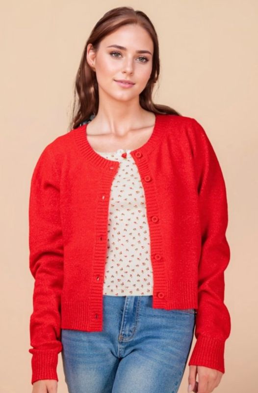 Solid Knit Cardigan