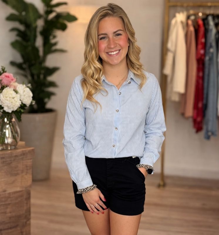 Striped Contrast Shirt