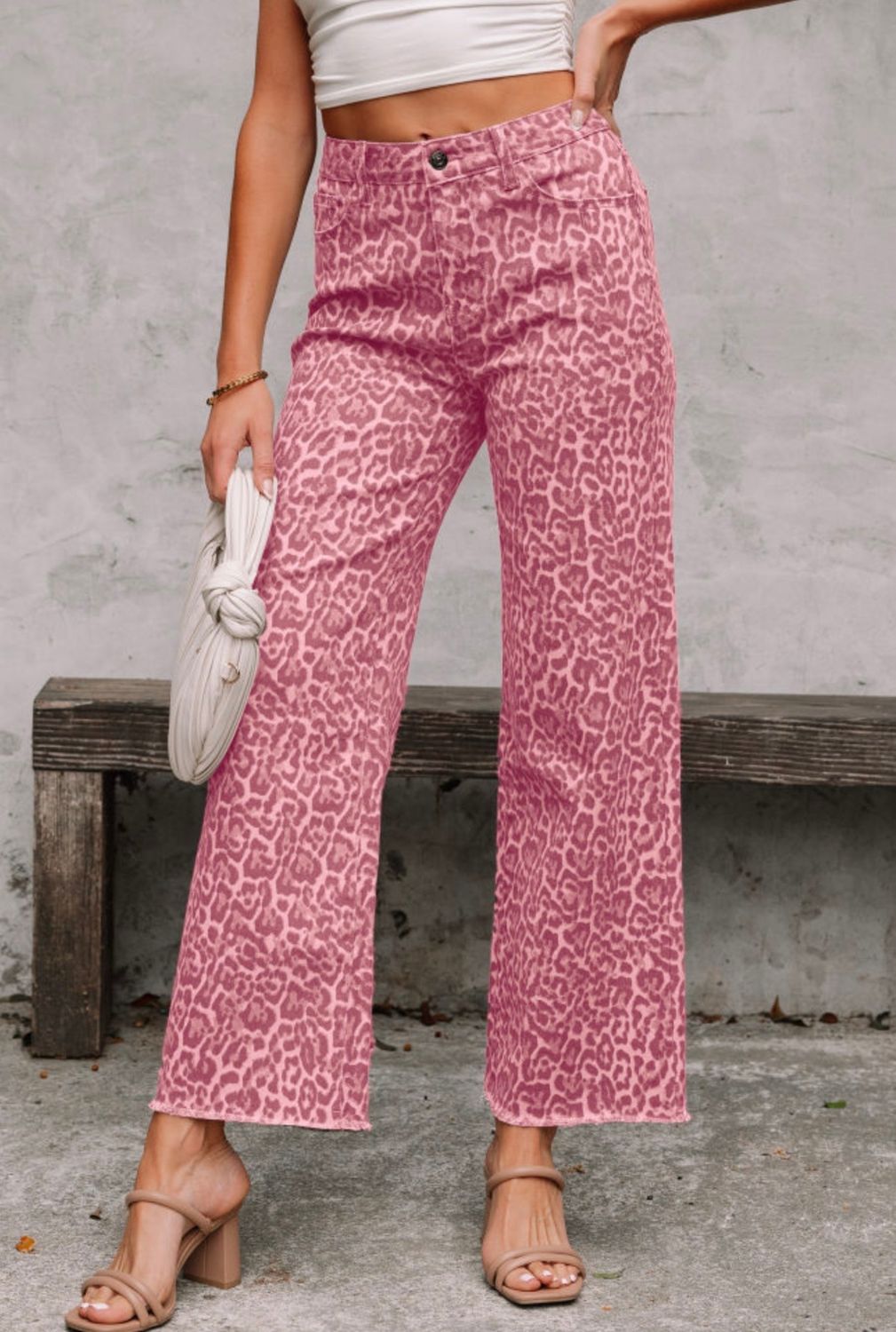 HR Rose Leopard Jeans