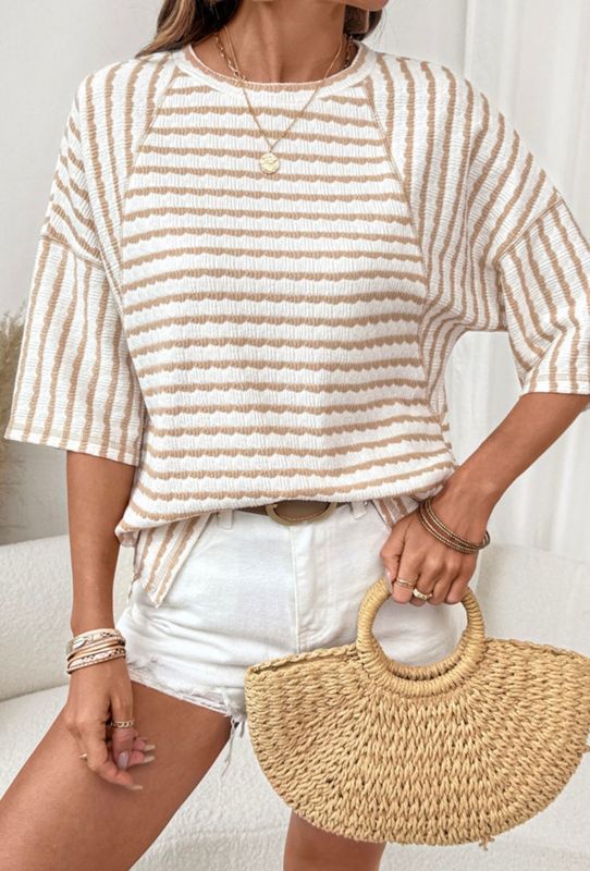 Striped Textured Knit