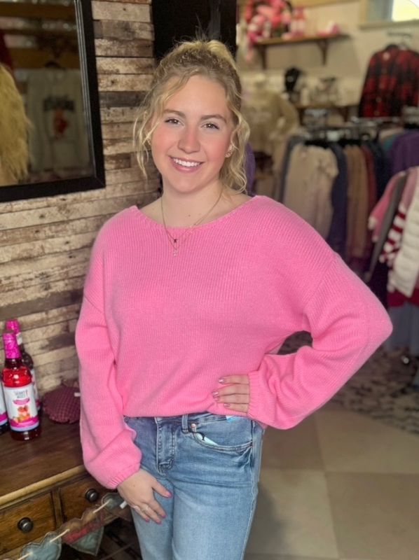 Bubble Sleeve Sweater