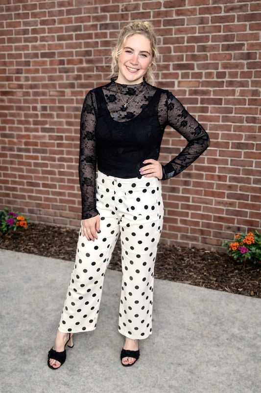 Polka Dot Loose Pants