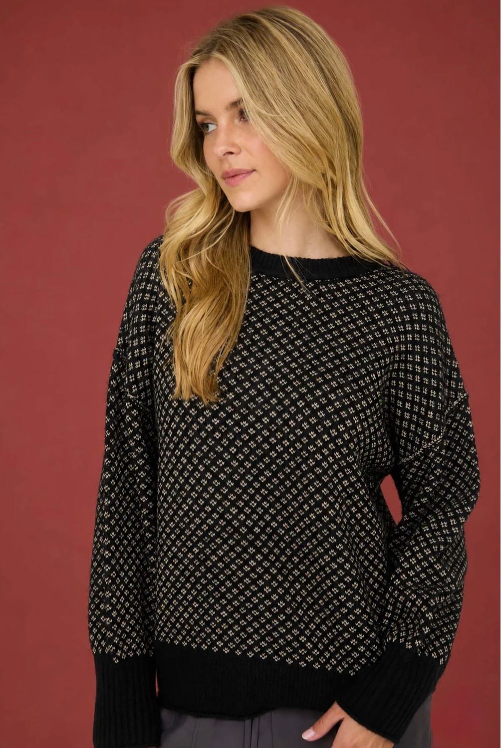 Mini Jacquard Sweater