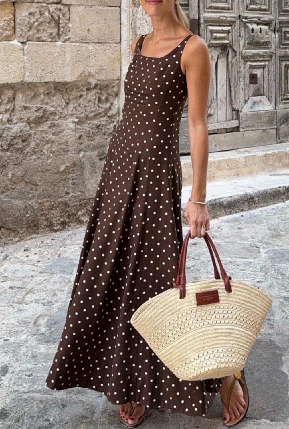 Polka Dot Long Dress
