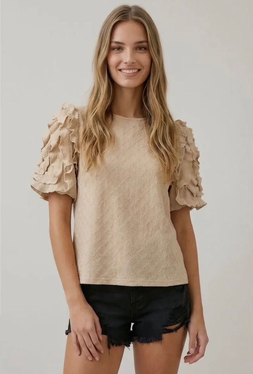 Diamont Textured Top