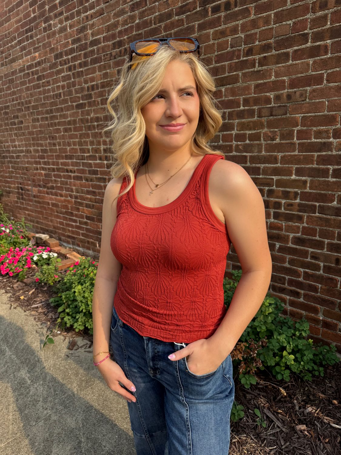 Reversible Lace Tank