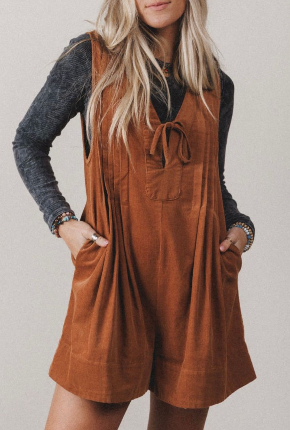 Corduroy Romper